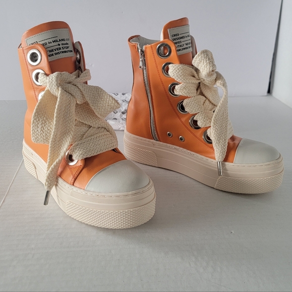 Christian Zerotre Shoes - Cristian ZeroTre Calipso Big Laces Made In Italy Sneakers Size 38